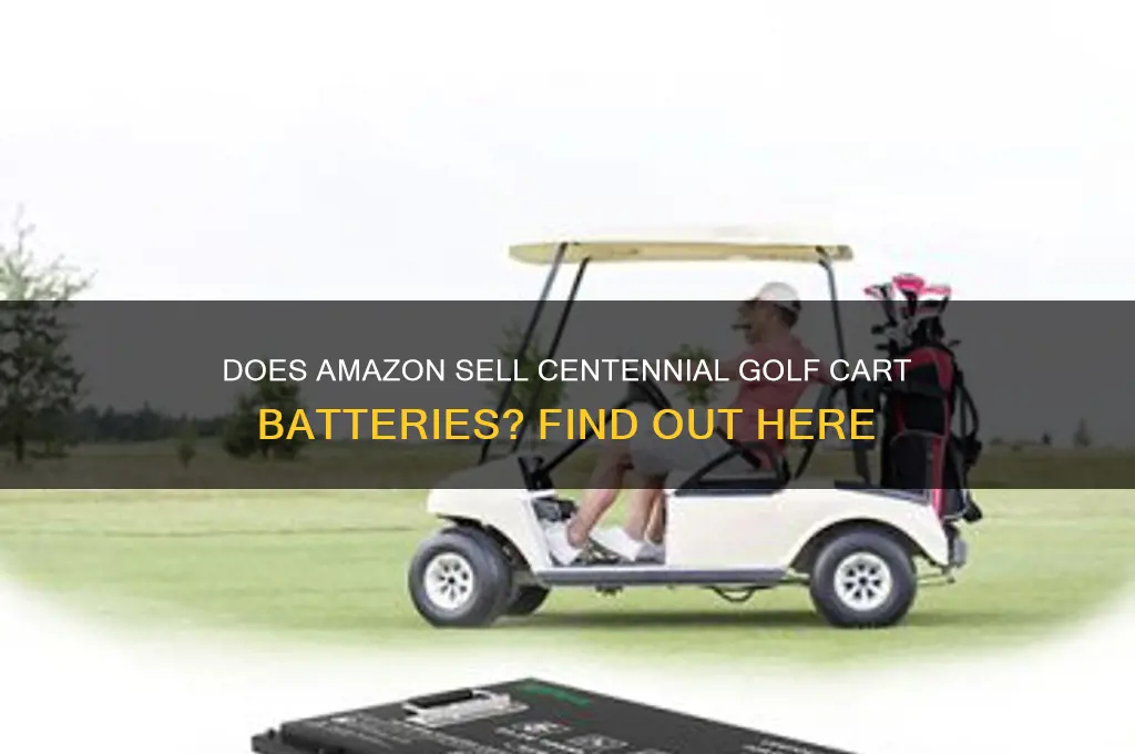 does amazon carry centennial golf cart batteries