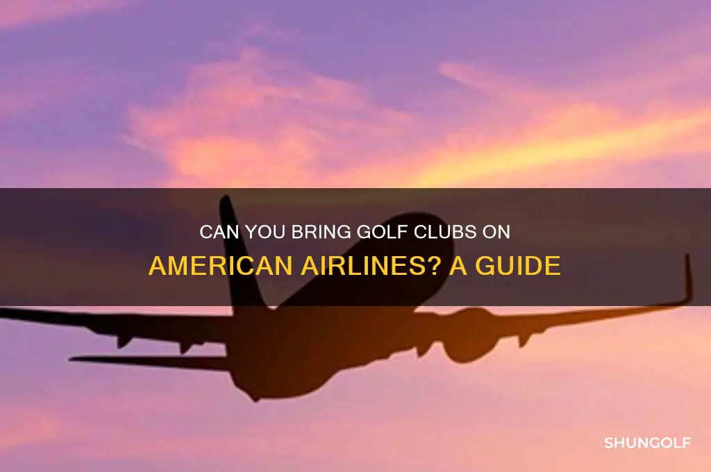 does american airlines allow golf clubs