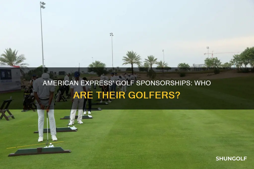 does american express sponsor any golfer