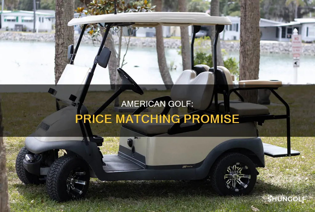 does american golf do price match