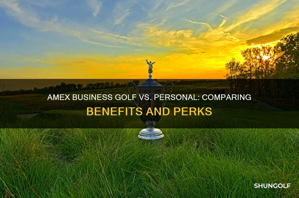 does amex business golf and personal have the same benefits