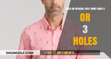 Golf Shirt Button Mystery: Two or Three Holes on Official Polos?