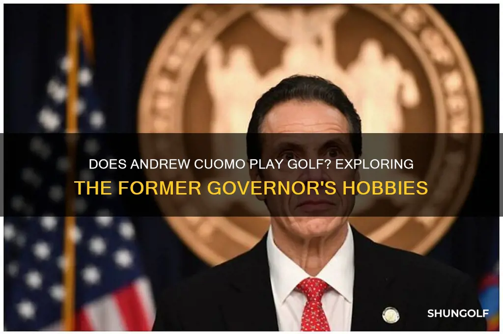 does andrew cuomo play golf