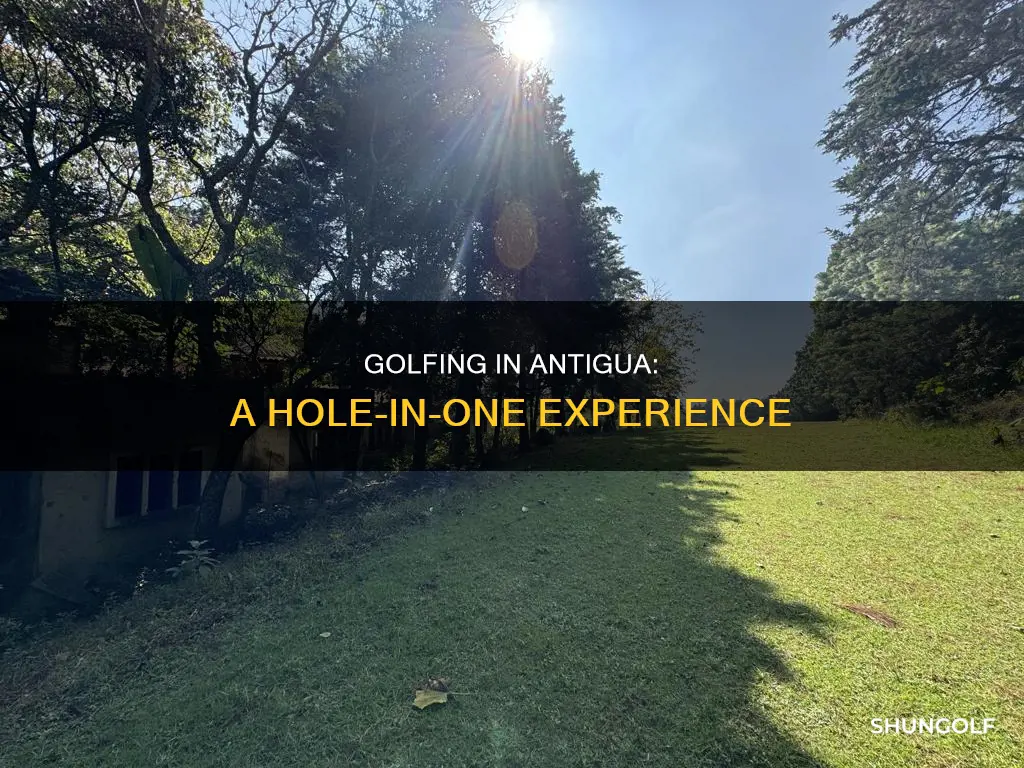 does antigua have golf