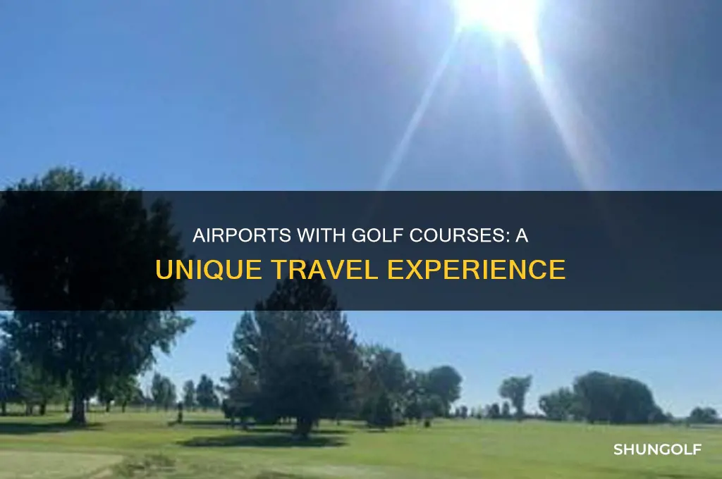 does any airport have a golf course