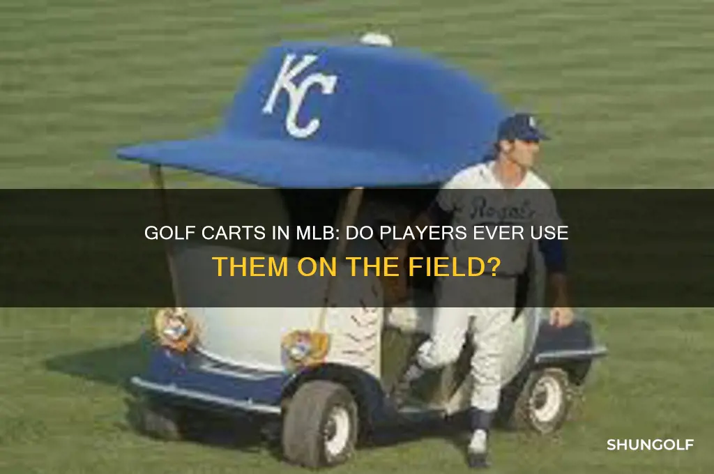 does any player use golf cart in mlb