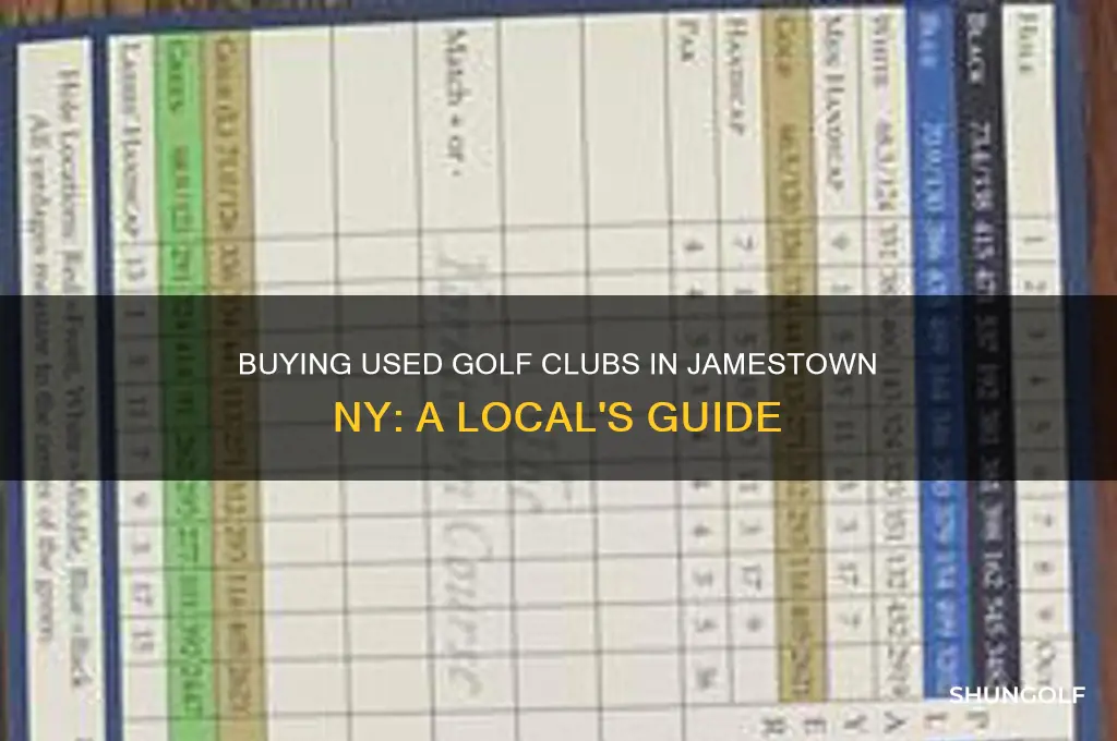 does anyone buy used golf clubs in jamestown ny