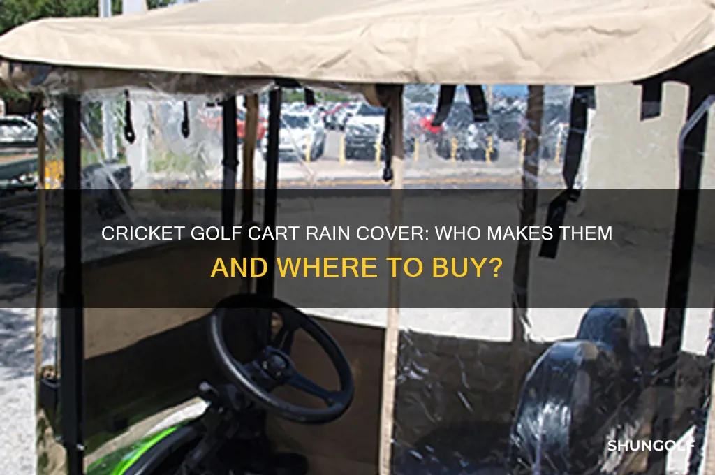 does anyone make cricket golf cart rain cover