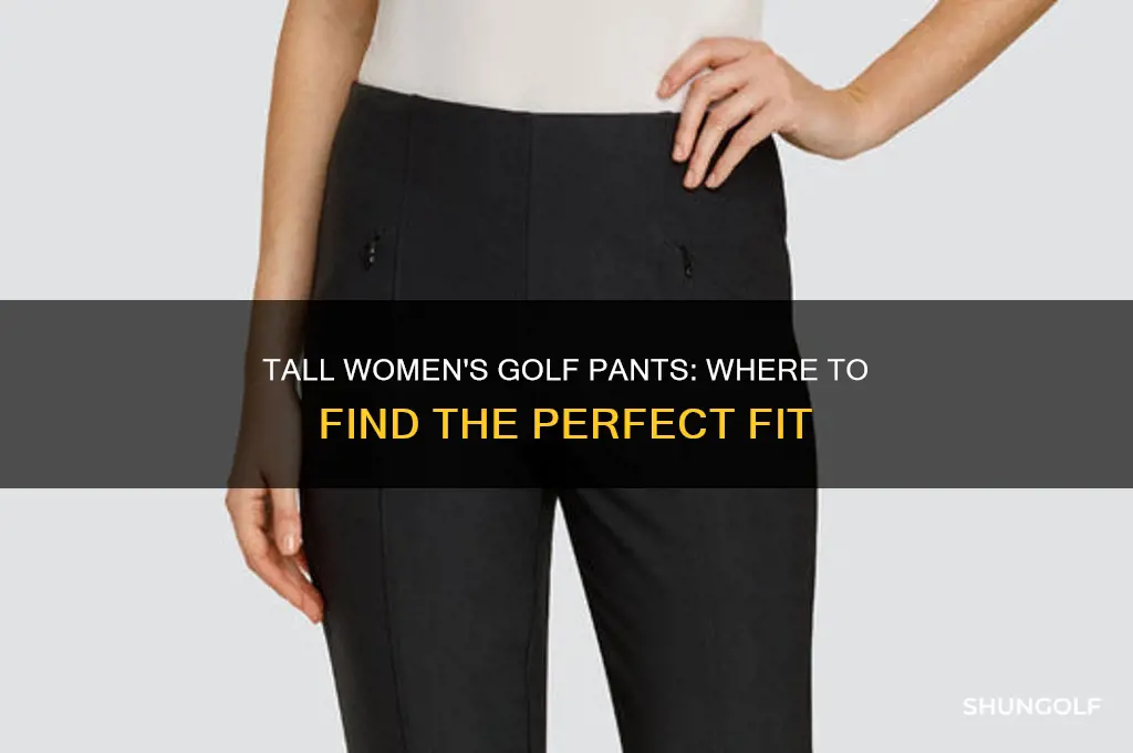 does anyone sell golf pants for tall women