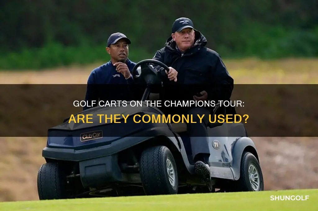 does anyone use a golf carts on champions tour