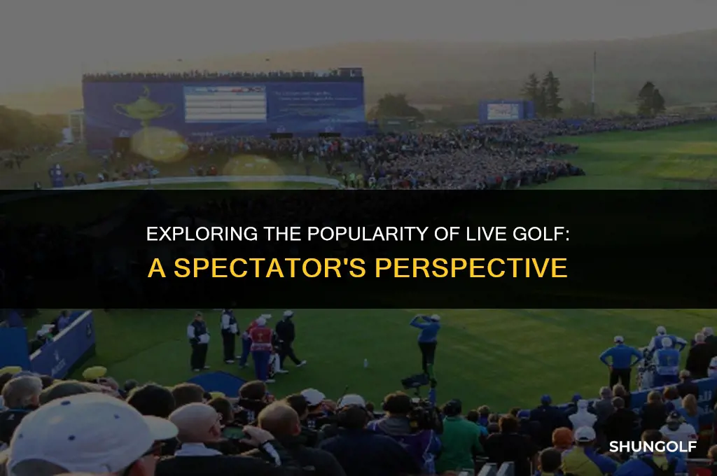 does anyone watch live golf