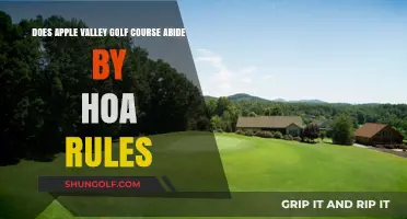 Apple Valley Golf Course: Compliance with HOA Regulations Explored
