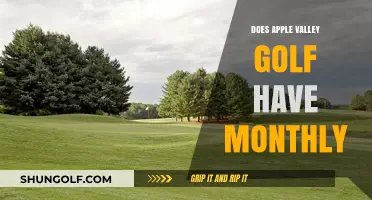 Monthly Golfing at Apple Valley: What's the Deal?