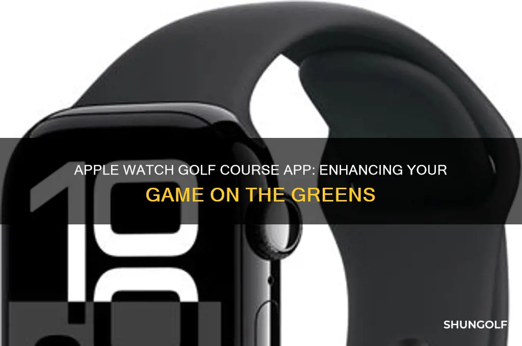 does apple watch have a golf course app