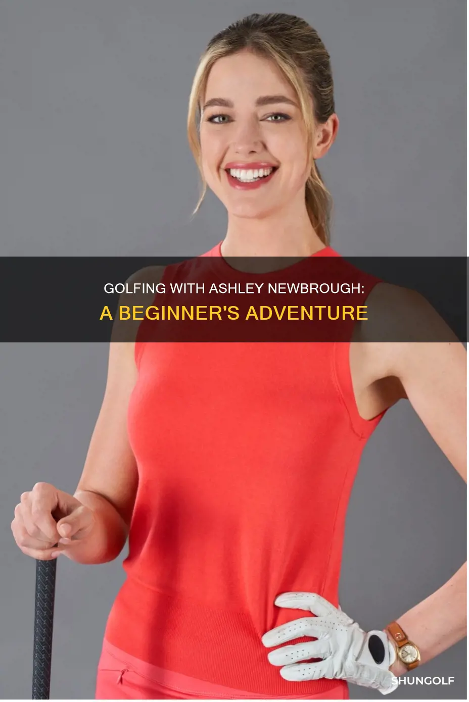 does ashley newbrough golf