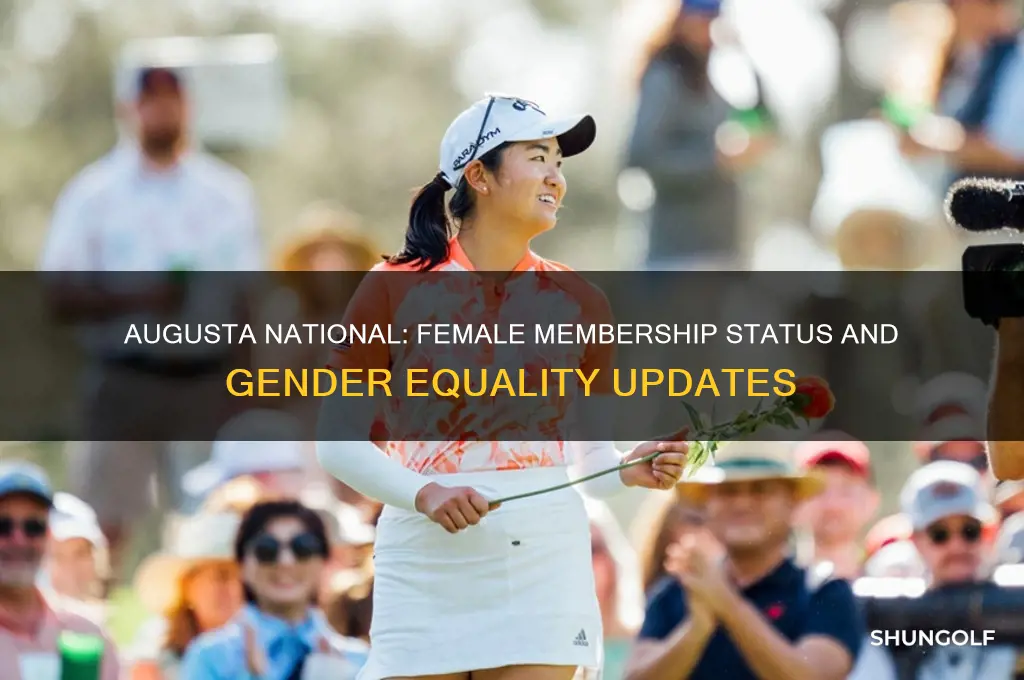does augusta golf club have female members