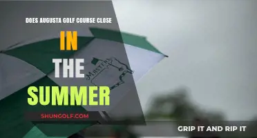 Does Augusta National Golf Course Close During Summer Months?