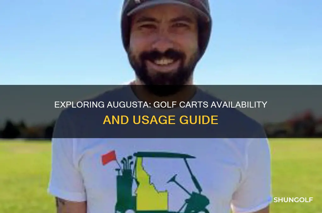 does augusta have golf carts