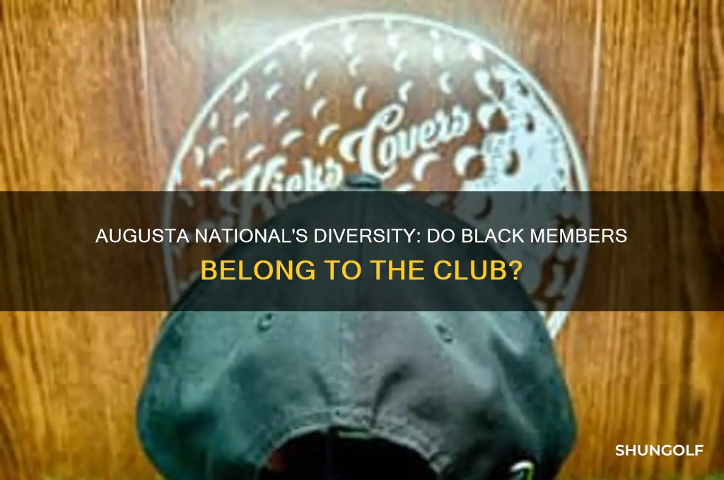 does augusta national golf club have black members