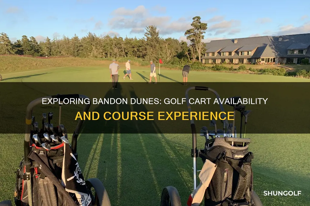 does bandon dunes have golf carts