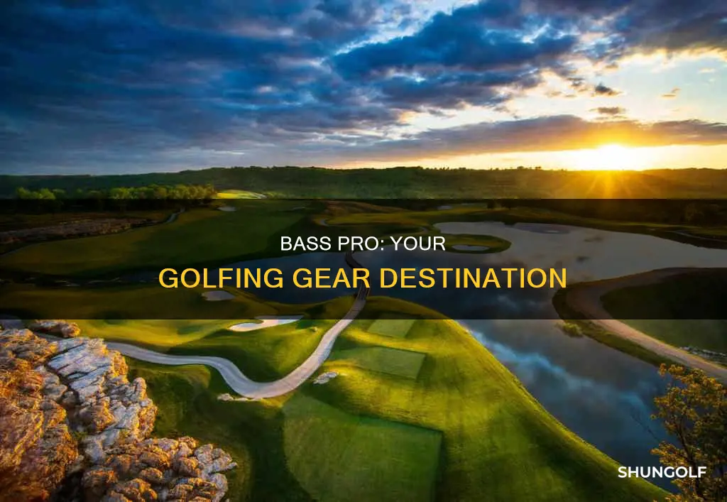 does bass pro have golf stuff