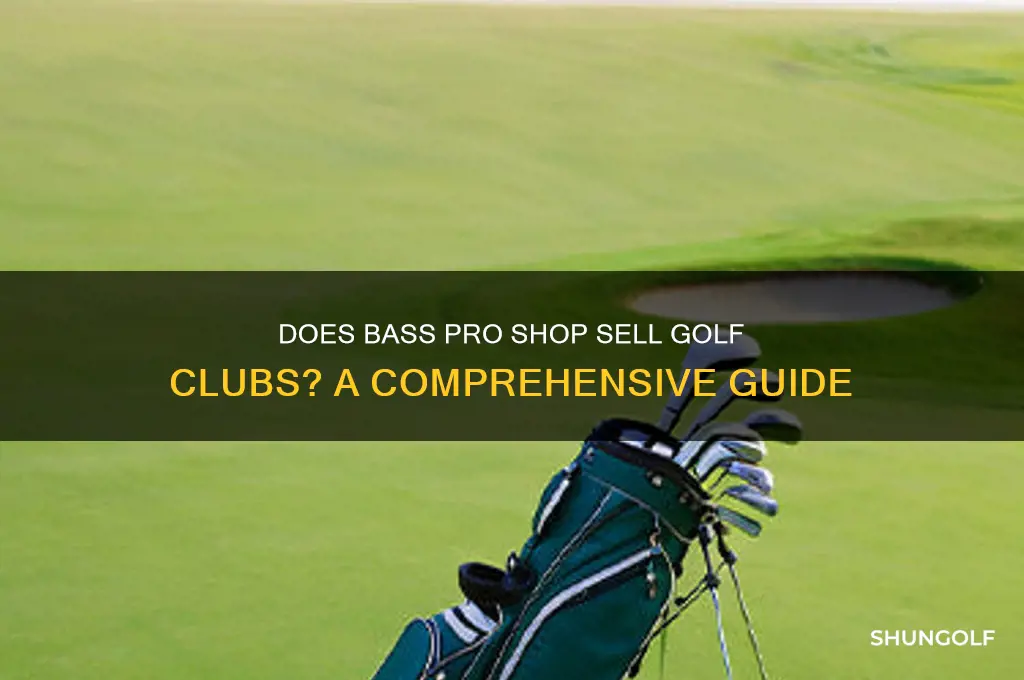 does bass pro shop sell golf clubs