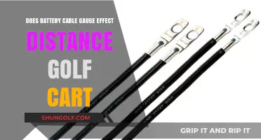 How Battery Cable Gauge Impacts Golf Cart Distance and Performance