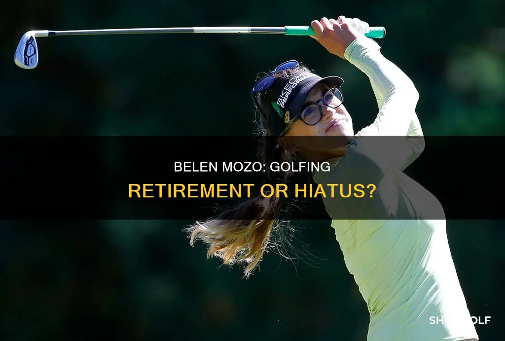 does belen mozo still golf