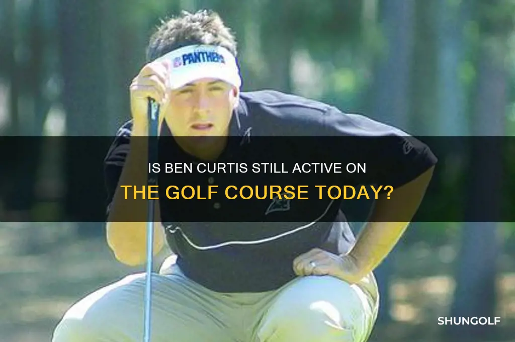 does ben curtis still play golf
