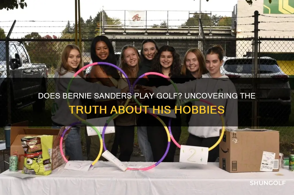 does bernie play golf