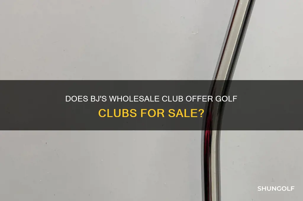 does bjs sell golf clubs