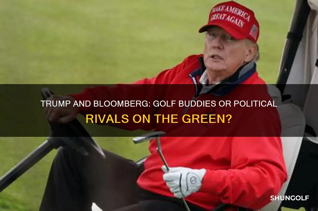 does bloomberg play golf with trump