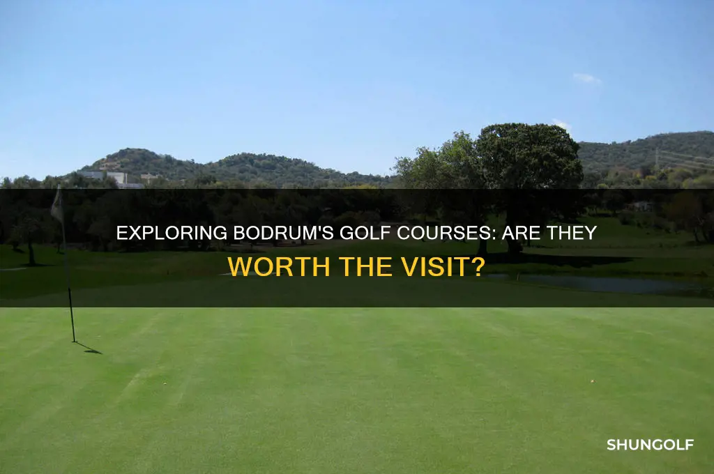 does bodrum have nice golf courses