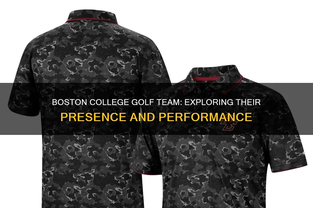 does boston college have a golf team
