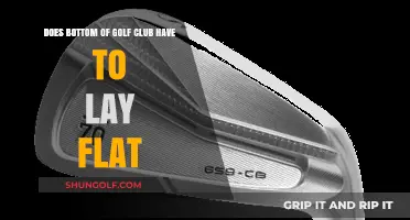 Does the Bottom of Your Golf Club Need to Lay Flat?