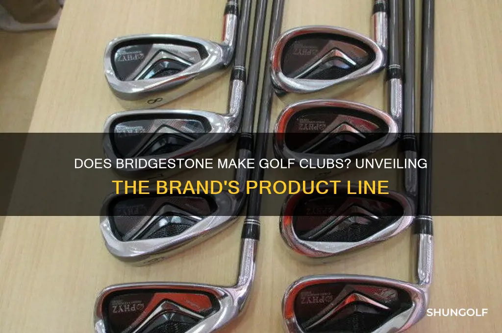 does bridgestone make golf clubs