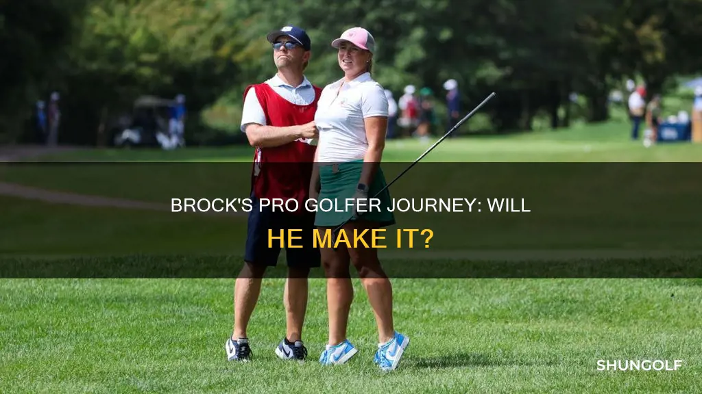 does brock become a pro golfer