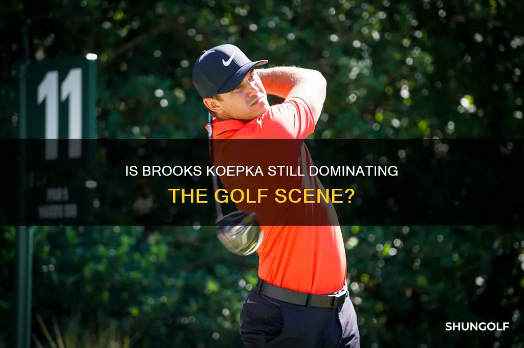does brooks koepka still play golf