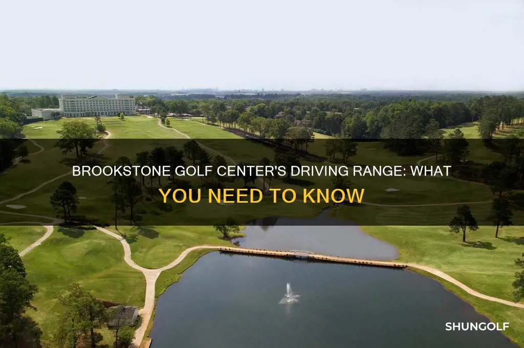 does brookstone golf center have a driving range