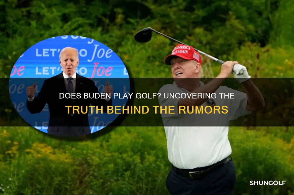 does buden play golf