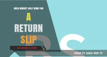 Does Budget Golf Provide Return Slips? A Quick Guide