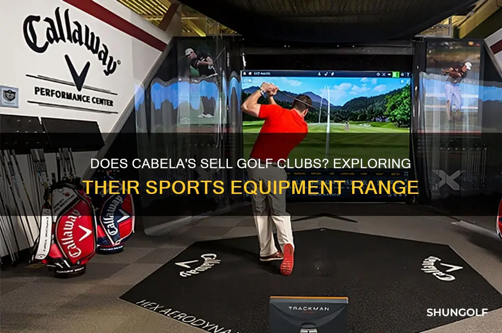 does cabelas carry golf clubs