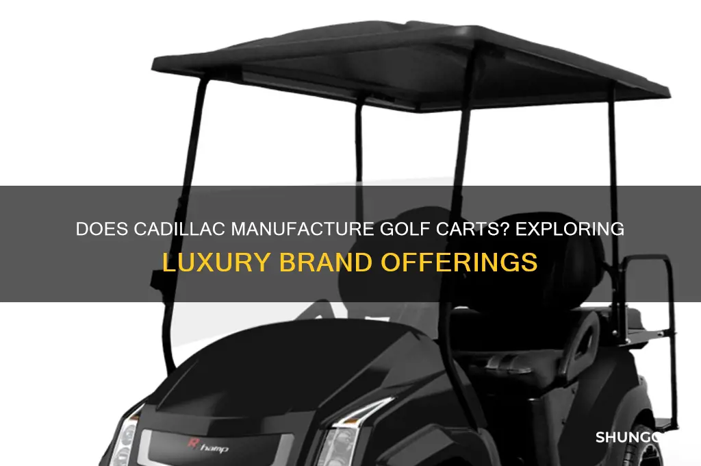 does cadillac make golf carts