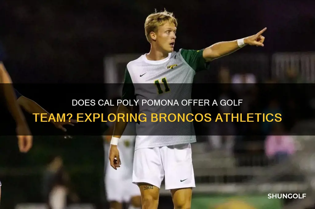 does cal poly pomona have a golf team