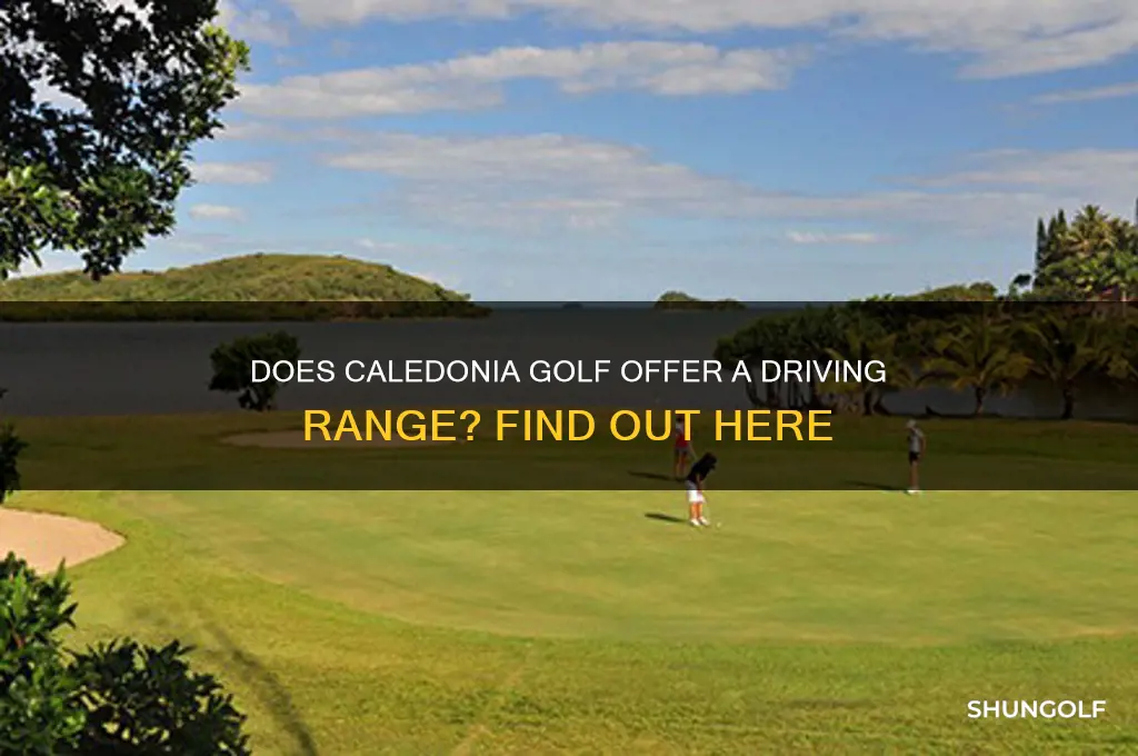 does caledonia golf have a driving range