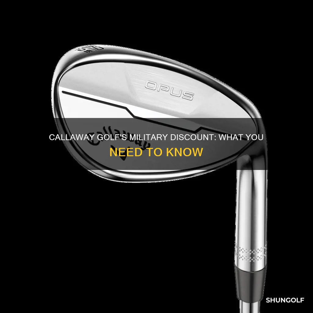 does callaway golf offer military discount