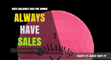 Callaway Golf Pre-Owned: Consistent Sales or Rare Opportunities?
