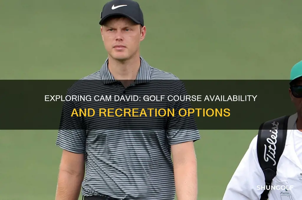 does cam david have a golf course