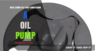 Do Carry-All Golf Carts Have an Oil Pump? Explained