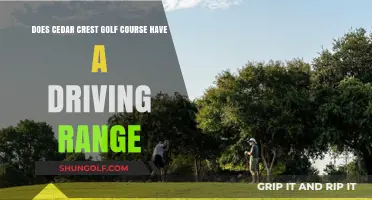 Cedar Crest Golf Course: Driving Range Availability Explained